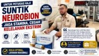 Suntik Neurobion untuk petugas haji