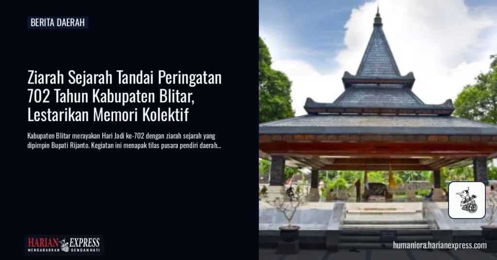 Ziarah Sejarah Tandai Peringatan 702 Tahun Kabupaten Blitar, Lestarikan Memori Kolektif