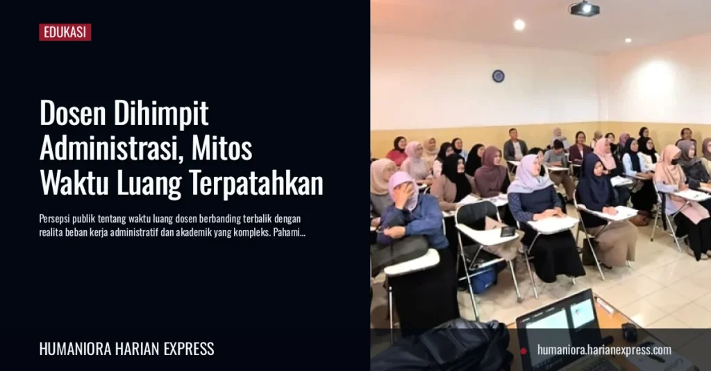 Dosen Dihimpit Administrasi, Mitos Waktu Luang Terpatahkan